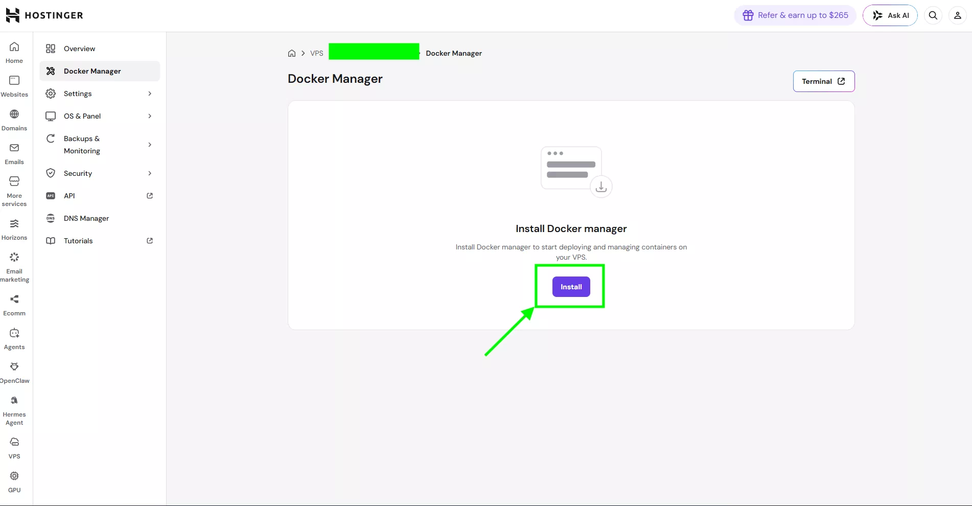 Image Showcasing How to Install Docker Manager